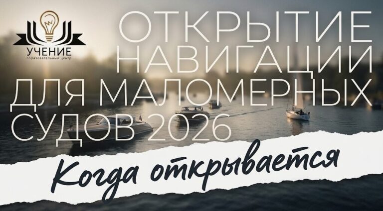 Открытие навигации маломерных судов