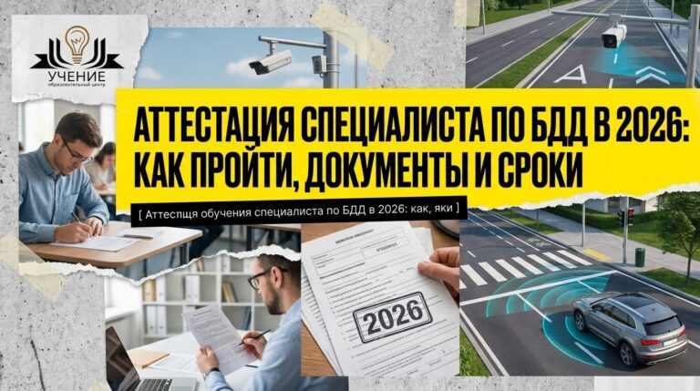 Аттестация специалиста по БДД в 2026: как пройти, документы и сроки