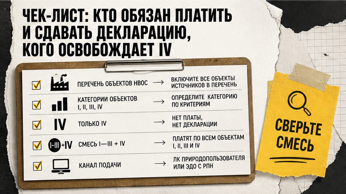 Чек-лист: кто обязан платить и сдавать декларацию, кого освобождает IV