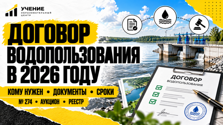Договор водопользования в 2026 году