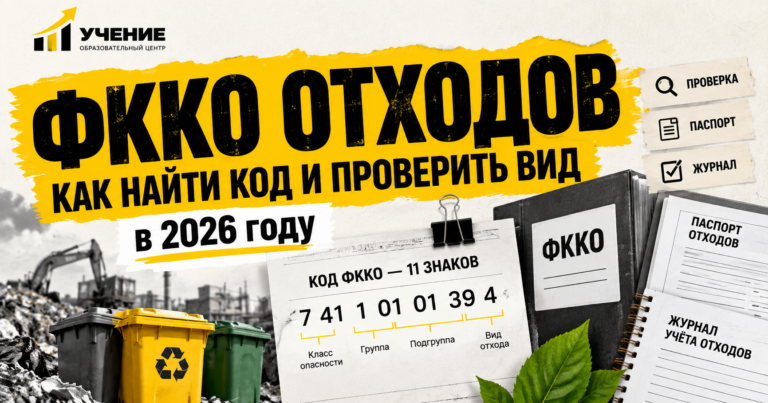 ФККО отходов в 2026 году: как найти код и правильно определить вид
